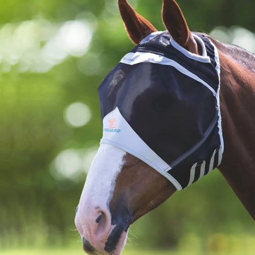 FlyGuard Pro Fine Mesh Fly Mask With Ear Hole