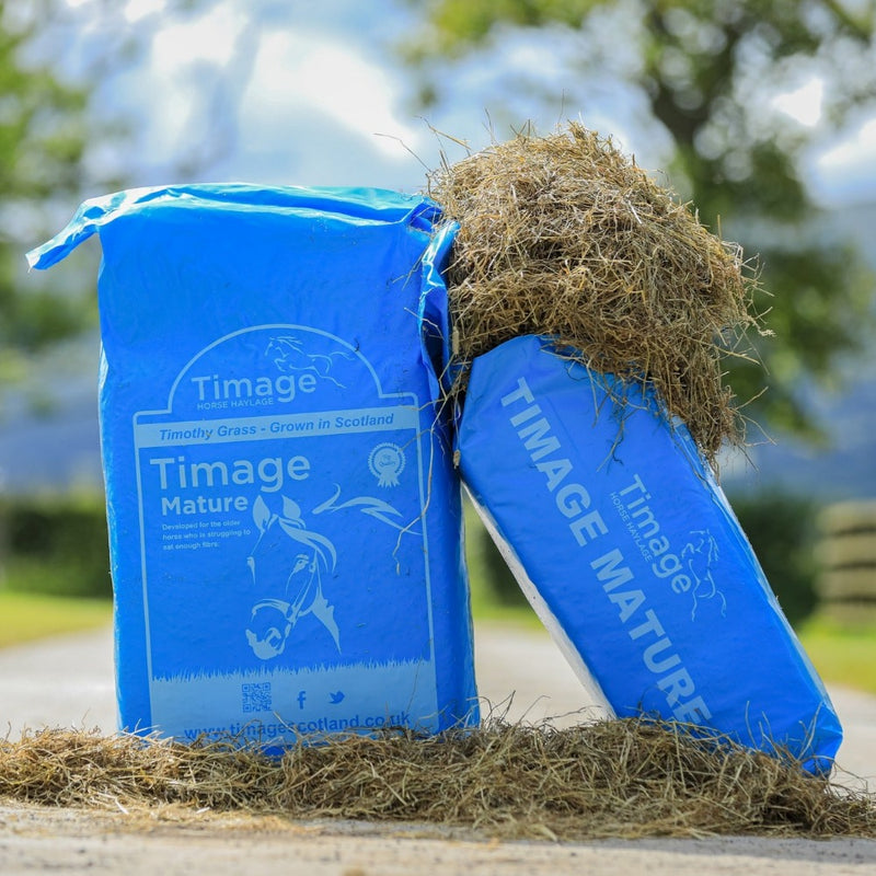 Timage Mature Horse Haylage Bales