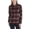 Carhartt Hamilton Plaid Flannel ShirtDoing your outside chores, this women′s flannel shirt gives you the room to move and reach. The stretch flannel keeps it from binding as you work through your to-do Shirts & TopsCarharttMcCaskieCarhartt Hamilton Plaid Flannel Shirt