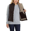 Carhartt Relaxed Fit Washed Duck Sherpa Lined Mock Neck VestThis women′s fleece-lined canvas vest helps take the bite out of cold weather. Legendary Carhartt durability holds up to work, farm, and ranch wear, while a soft sheCoats & JacketsCarharttMcCaskieCarhartt Relaxed Fit Washed Duck Sherpa Lined Mock Neck Vest