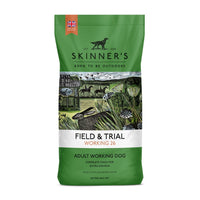 Skinner's Field & Trial Working 26Skinners Field &amp; Trial Working 26 is a complete dog food, specially developed and formulated to support dogs who are regularly working at a moderate to high actiDog FoodSkinnersMcCaskieField & Trial Working 26