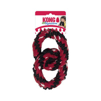 Kong Signature Double Ring Tug RopeKONG Signature Double Tug Rope doubles the fun with a unique braid of cotton and fleece that provides an uncompromised stretchy delight that is gentler on a dog’s moKongMcCaskieKong Signature Double Ring Tug Rope