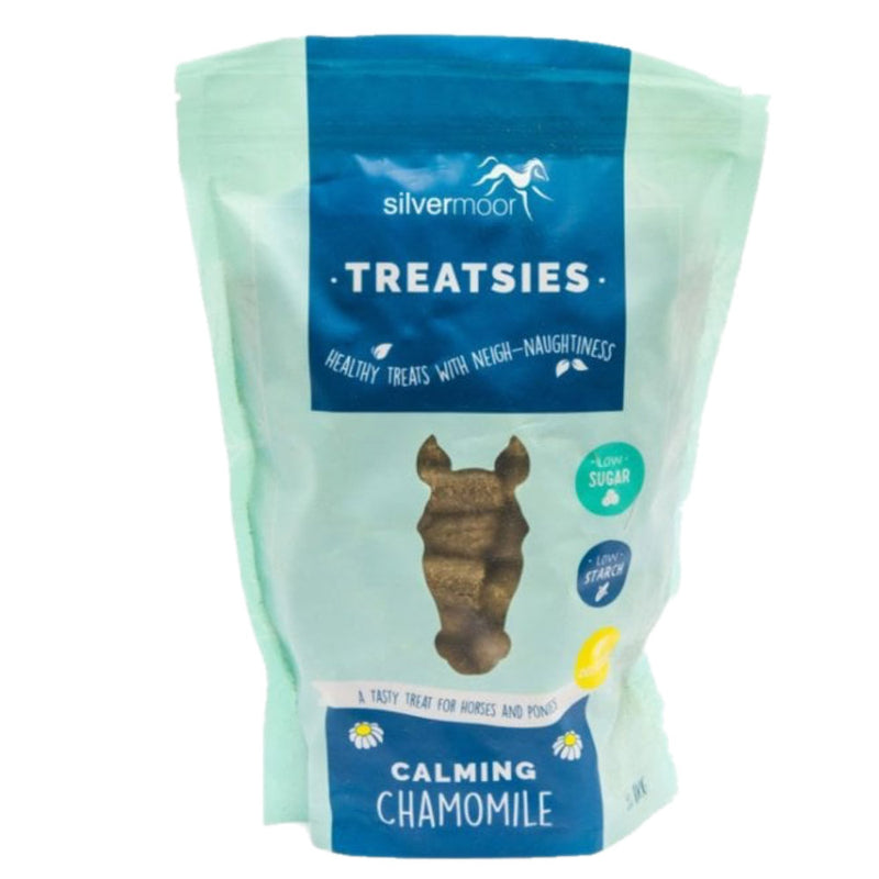 Silvermoor Treatsies Chamomile Horse Treats 1kgTreatsies are the ideal choice for their beneficial properties, to be used in physio stretching or simply to pamper and spoil your horse, they deserve the best!Horse TreatsSilvermoorMcCaskieSilvermoor Treatsies Chamomile Horse Treats 1kg