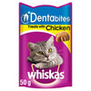 Whiskas Dentabites 50gWhiskas Dentabites are the first cat treat with British Veterinary Dental Association (BVDA) endorsement and have a Veterinary Oral Health Council (VOHC) Seal of AccCat TreatsWhiskasMcCaskieWhiskas Dentabites 50g